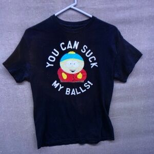 Kids Black Graphic T-Shirt